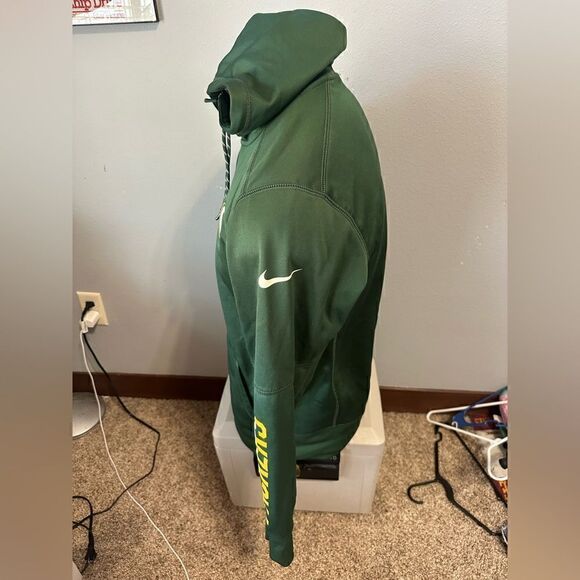 Nike Onfield Apparel ThermaFit Green Bay Packers Men’s Medium Full ZIP Hoodie - Picture 2 of 5
